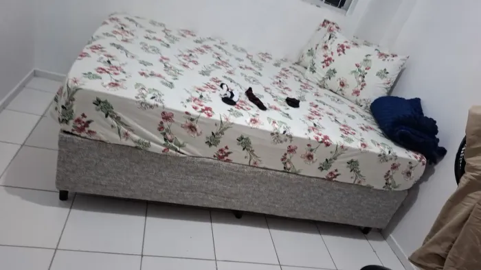 Vendo cama box casal da ortobom