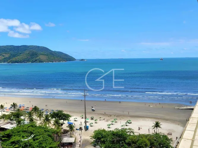 Apartamento com 1 dormitório para alugar, 70 m² por R$ 3.000,00/mês - Boqueirão - Santos/S