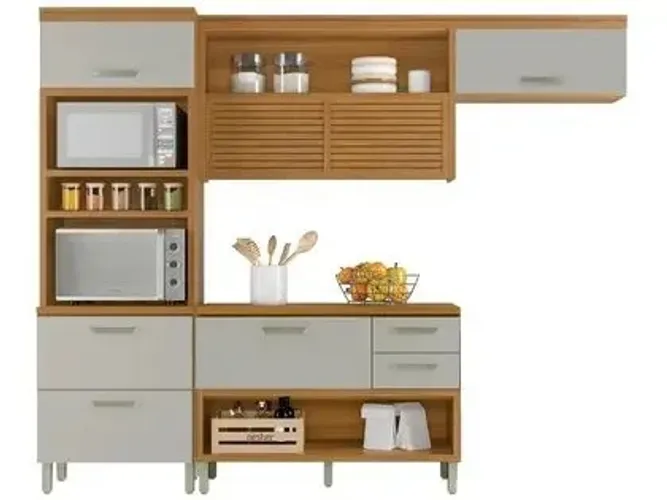 COZINHA NESHER REALEZA 100% MDF + BALCÃO - NOVO, NA CAIXA
