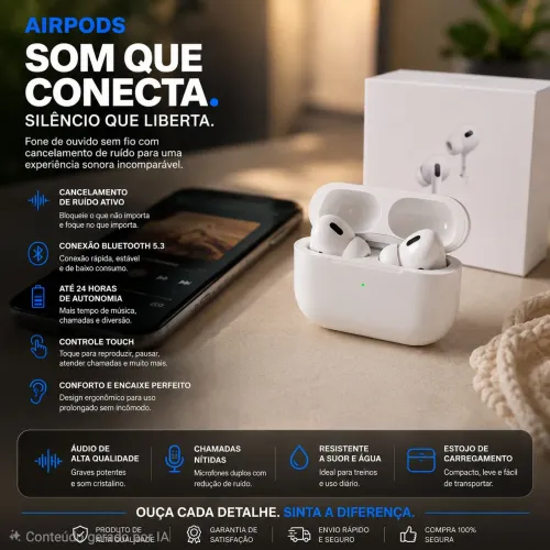 AirPods 2ng Geração (novo na caixa)