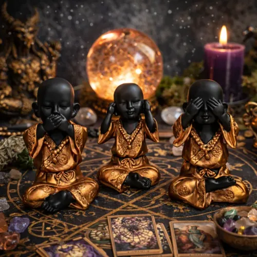 TRIO de Monges Cego, Surdo e Mudo Artesanal