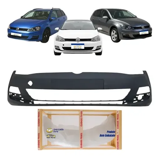 Parachoque Dianteiro Golf Variant  2014 A 2017 Preto