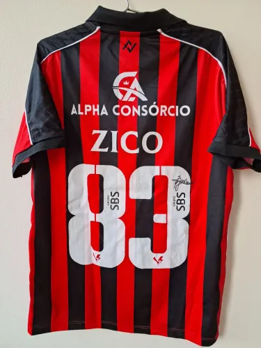 Camisa original jogo/preparada autografada e certificada Vitória 2026 - Wagner Moura