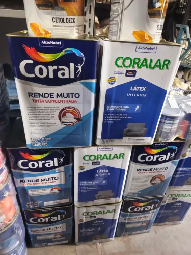 VENDA DE TINTAS CORAL E QUALYVINIL UTI DO LAR DIVERSOS MODELOS E CORES