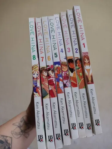 Love Hina (volumes de 1 ao 8) Mangá
