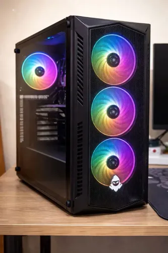 Gabinete Gamer Mancer Aerostorm c/4 ventoinhas RGB