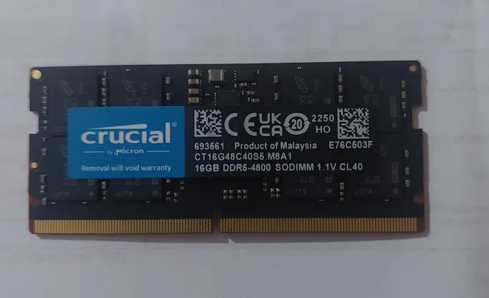 Memória 16gb DDR5 Notebook