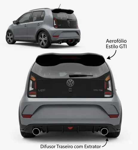 Aerofólio UP Modelo GTI