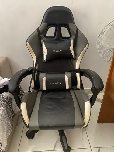 Cadeira Gamer Racer X - Preta e Cinza