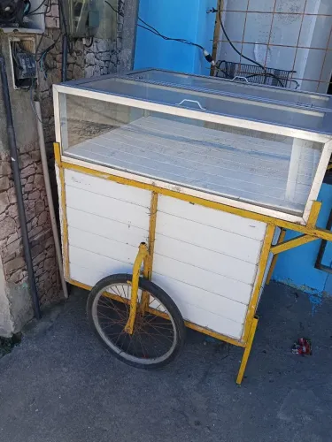 Carrinho para vender salgado