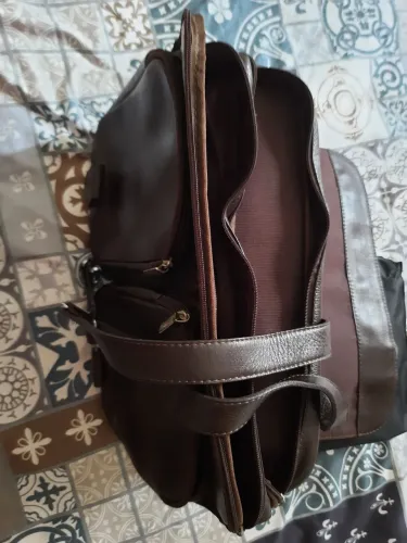 Bolsa de couro unissex