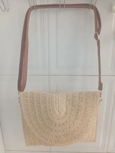 Bolsa de Palha / Crochê Estilo Envelope