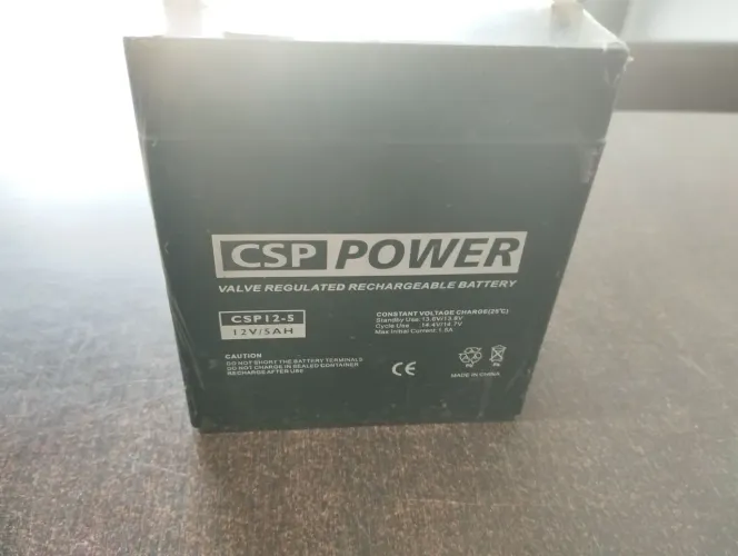 Bateria Selada Estacionária VRLA CSP Power 12V-5ah Recarregavel