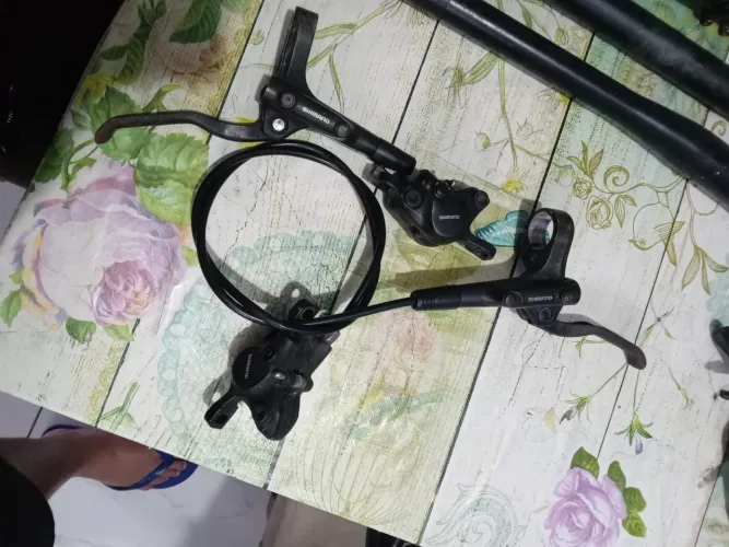 Par de freio hidraulico shimano