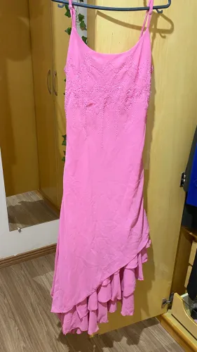 Vestido Vintage Rosa tamanho M
