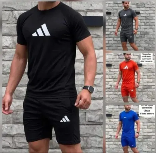 Conjunto masculino academia dry fit