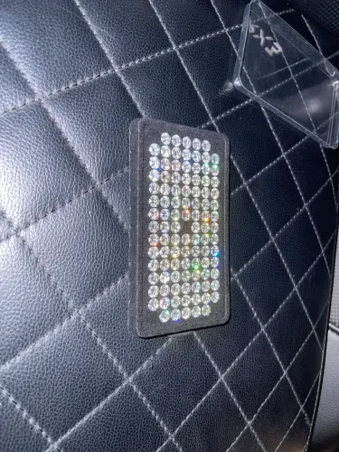 Lote com 100 Moissanites Moissanita 6.5mm ATACADO