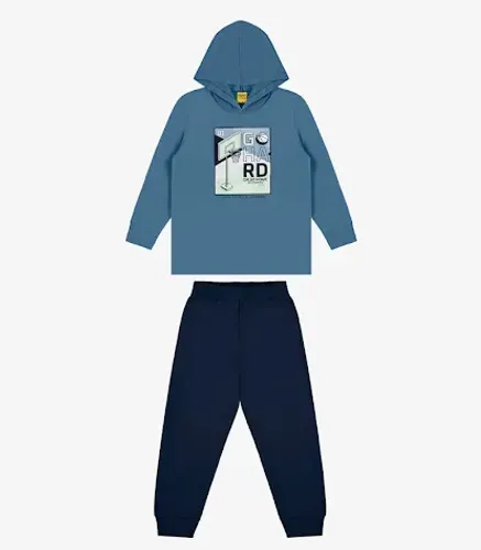 Conjunto infantil moletom inverno tamanho 10
