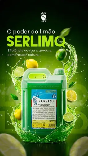 Detergente limão 