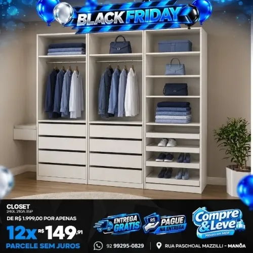 closets direto da fabrica 
