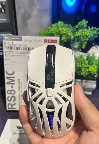 Mouse Branco SmailWolf RS8 Gamer