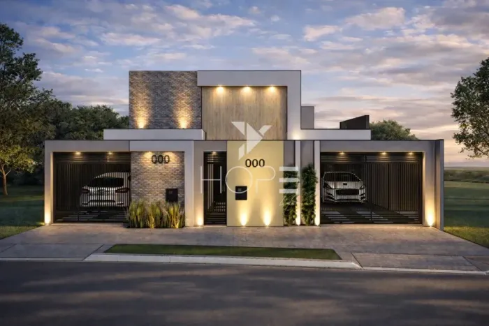 Casa nova geminada à venda  3 quartos  104 m²  Jardim Bandeirantes  Zona Oeste  Lon