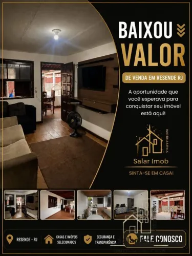CASA 04 QUARTOS| VENDA |CIDADE ALEGRIA | RESENDE RJ.