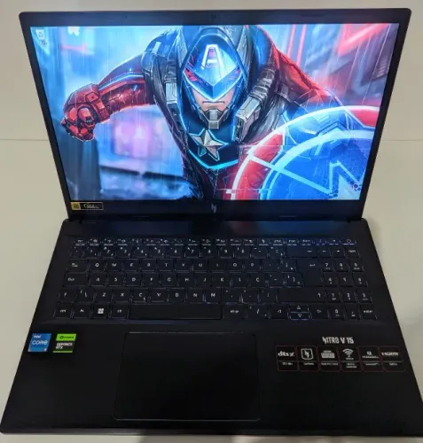 Notebook Gamer Acer V15 i5-13420H RTX 3050 16GB (90 Dias de Uso)