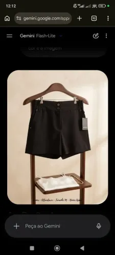 Short alfaiataria feminino preto - Lojas Renner
