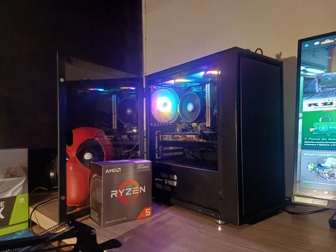 Pc Gamer - Ryzen 5 4500 - A320m Pro - Rx 580 8GB - Ram 16Gb - Ssd 256gb