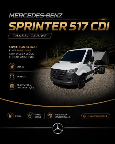 Mercedes-Benz Sprinter 517 Chassi E.lon. T.b. Die.(e6) 2024