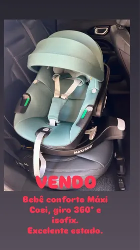 Bebê conforto máxi cosi com Isofix