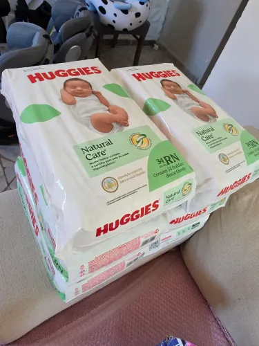 Fralda rn huggies natural care 