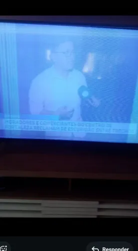 Vendo tv Samsung 55 polegadas ,mas com defeito na tela.valor R$ 300,00.what: *53