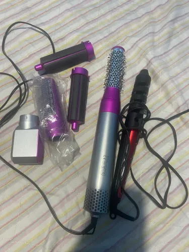 Escova alisadora 5 em 1 + babyliss