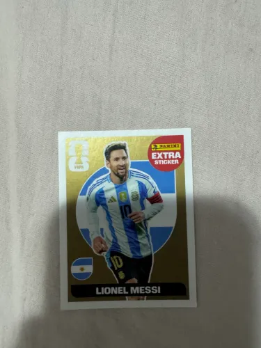 FIGURINHA MESSI GOLD 2026
