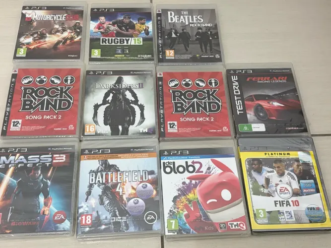 Lote de jogos Ps3 lacrados