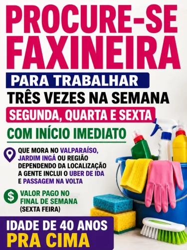 Procure se Faxineira