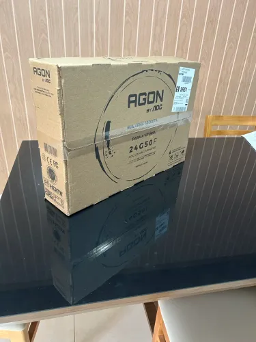 Lacrado - Monitor Gamer AOC AGON G50 24" 144Hz 0,5ms IPS HDR10 G-SYNC 24G50F Preto