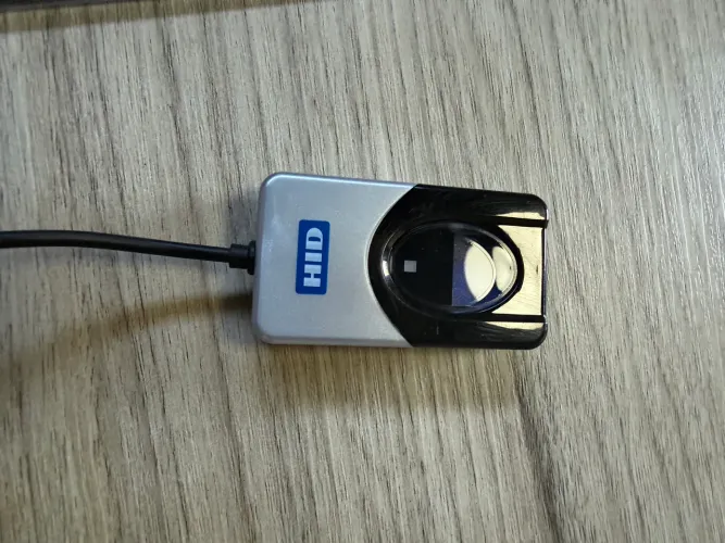 Leitor Biométrico Digital Persona U4500 512 DPI USB HID 1000000 Impressões