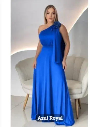 VESTIDO AZUL ROYAL 