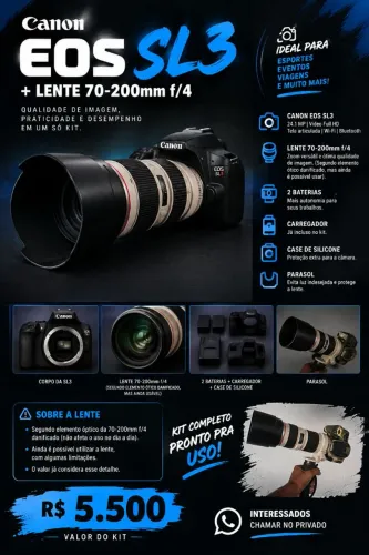 Sl3 + 70 200 f4