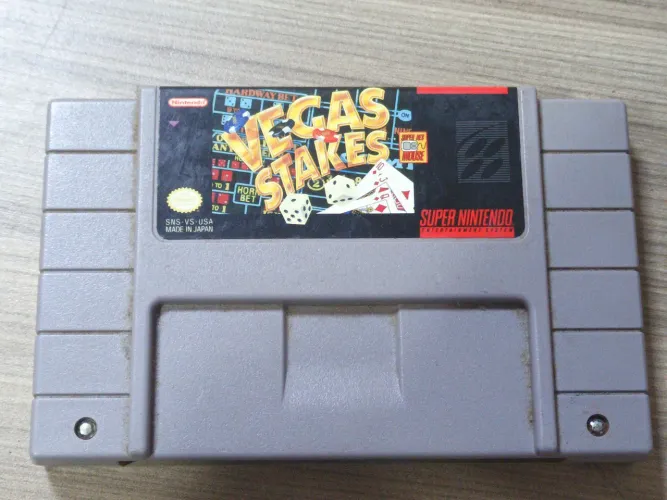 Cartucho Vegas Stakes original SNES