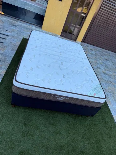 Colchão de Casal ORTOBOM SEMINOVO TOP - Entrego! 