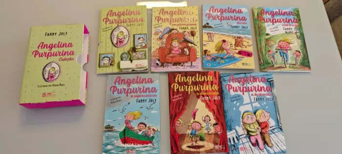Box Livros ANGELINA PURPURINA - Livros 1 a 7