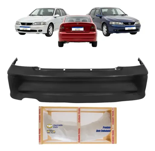 Parachoque Traseiro Gm Vectra 2000 01 02 03 04 2005 Novo