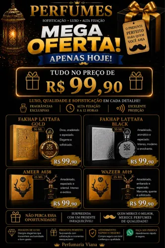 Perfumes Árabes - A partir R$99,90