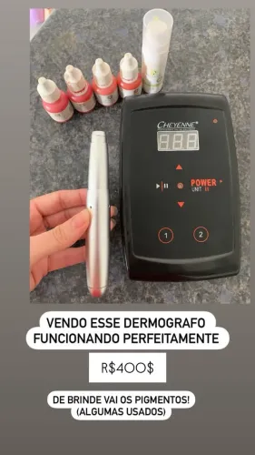 Vendo demógrafo de micropigmentação