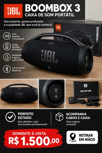 CAIXA DE SOM JBL BOOMBOX 3