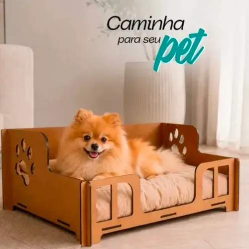 Caminha pet em mdf